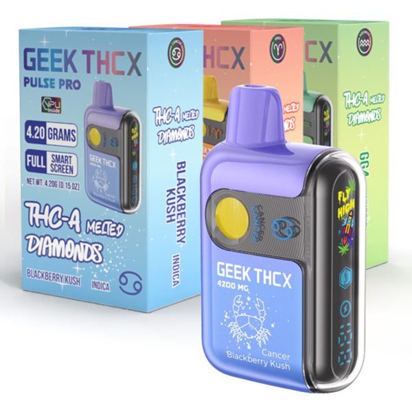 【PRESALE】GEEK THCX PULSE PRO THC-A MELTED DIAMONDS DISPOSABLE 4.2G